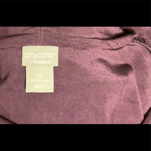 CHICO’S Travelers Long Cardigan Jacket size 3 - Picture 2 of 7